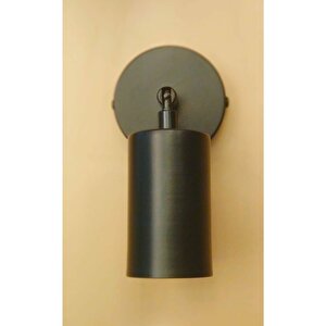 Siyah Gu10 Tekli Spot Aydınlatma Aplik (ampül Dahi̇l)