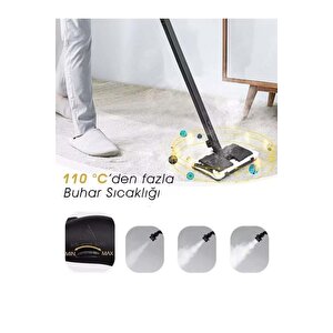 Cb-107c Çok Fonksiyonlu Buharlı Temizlik Makinası / Ek200 Torbasız Kablolu Dikey Süpürge