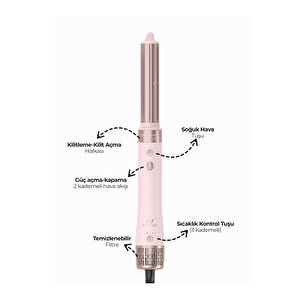 Ks-611 Airbreeze 6 Başlıklı Saç Şekillendirme Ve Kurutma Seti - Bukle, Hacim, Hızlı Kurutma