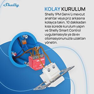 1pm Gen4 Enerji Ölçümlü 16a Akıllı Röle