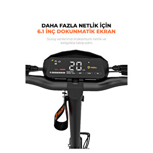 Yadea-g10 Elektrikli Scooter 800w-1200w Güç – 50km Menzil, Dokunmatik Ekran, Çift Süspansiyon