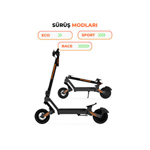 Yadea-g10 Elektrikli Scooter 800w-1200w Güç – 50km Menzil, Dokunmatik Ekran, Çift Süspansiyon
