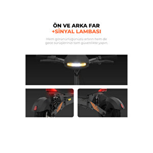 Yadea-g10 Elektrikli Scooter 800w-1200w Güç – 50km Menzil, Dokunmatik Ekran, Çift Süspansiyon