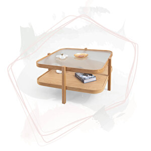 Alaska Camlı Orta Sehpa