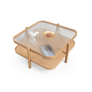 Eymense Alaska Camlı Orta Sehpa