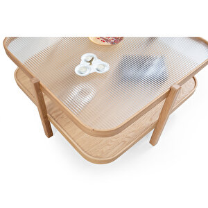 Eymense Alaska Camlı Orta Sehpa