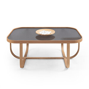 Tual Camlı Orta Sehpa