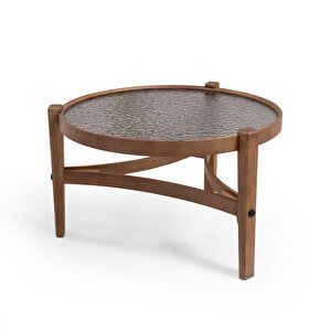 Eymense Ren Füzyon Camlı Yan Sehpa