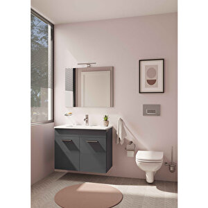 A44788 Minimax Kapaklı Tuvalet Kağıtlığı, Krom