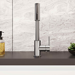 A42146 Masterline Pull-out Eviye Bataryası, Krom