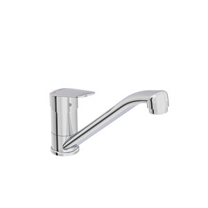 A43429 Flow Round Pencere Önü Eviye Bataryası, Krom