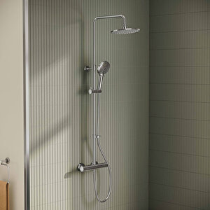 Artema A47200 Aquaheat Joy 220 Krom Duş Seti, Krom