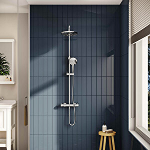 Artema A47205 Aquaheat Bliss 240 2f Termostatik Duş Sistemi, Krom