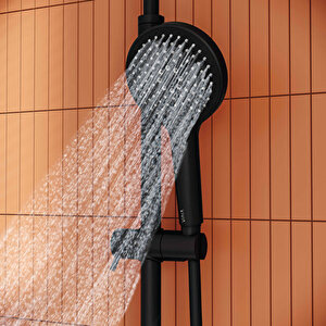 Artema A4720536 Aquaheat Bliss 240 2f Termostatik Duş Sistemi, Mat Siyah