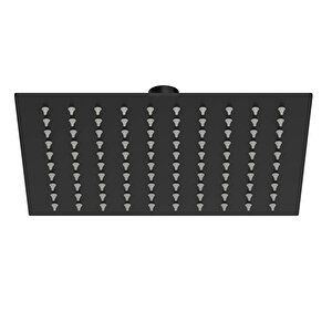 A4579236 Bliss Square 1f Duş Başlığı, Mat Siyah