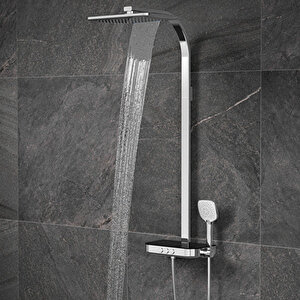 A47204 Aquacontrol Charm 360 3f Duş Sistemi, Krom