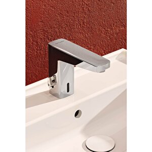 A47128 Root Square Temassız Lavabo Bataryası, Krom