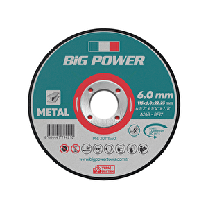 Bi̇g Power 115x6.0 Mm Metal Taşlama Taşi (5 Adet)