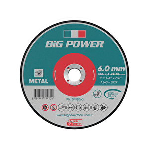 Bi̇g Power 180x6 Mm Taşlama Taşi (5 Adet)