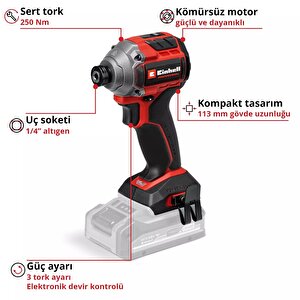 Einhell Tp-ci 18/250-c Li Bl - Solo Akülü Darbeli Vidalama