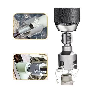 Kali̇te Pvc Pprc Boru Iç Ve Dış Diş Açma Aparatı 1/2" (20 Mm)