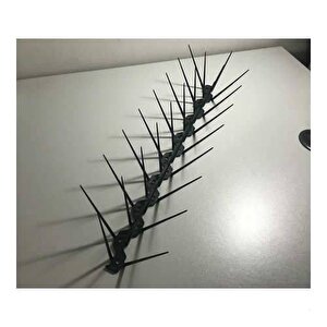 (on Adet) Kuş Kovucu Kuş Kovar Kuşkonmaz Diken 50 Cm - Siyah - Polikarbon 1. Kalite Si̇yah