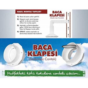 Kali̇te - Aspiratör Baca Klapesi Çekvalfi Çekvalf Klapa