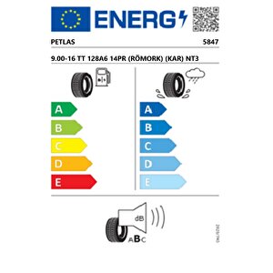9.00-16 Tt 128a6 14pr (römork) (kar) Nt3 Römork Lastiği (üretim Tarihi:2025)