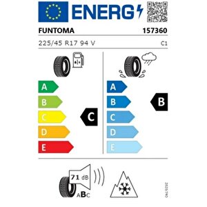 225/45 R17 Tl 94v Reinf. Roadfun Winter Oto Kış Lastiği (üretim Tarihi:2025)