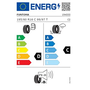 195/60 R16 C Tl 99/97t 6pr Vanfun Kamyonet Yaz Lastiği (üretim Tarihi:2025)