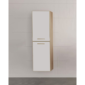 Salerno 40 Cm Banyo Boy Dolabı Mat Beyaz