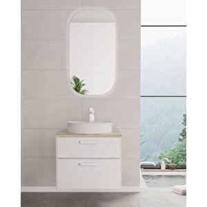 Salerno 60 Cm Banyo Dolabı Takım Mat Beyaz