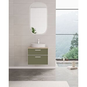 Salerno 60 Cm Banyo Dolabı Takım Mat Sardunya