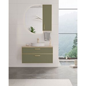 Salerno 75 Cm Banyo Dolabı Mat Sardunya