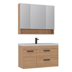 Nova 100 Cm Banyo Dolabı Takım Morgana Kiraz