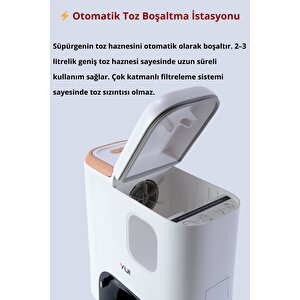 Rs16 Pro Max Pet Kit Özellikli Akıllı Robot Vacuum & Mop Süpürge Beyaz (yui Türki̇ye Garanti̇li̇)