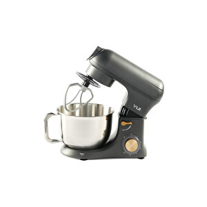 M200 Multi-fonksiyonel 3'ü Bir Arada Döküm Gövde Stand Mikser Kıyma Setli Ve Blender Özellikli 1800w Gri/gold