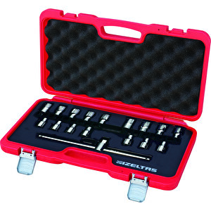 İzeltaş 1113006017 1/2" Lokmalı Allen Uç Ve Star (tork) Uç Takımı 17 Parça