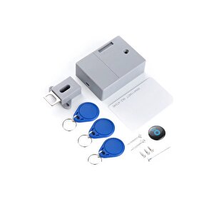 Rfid Kartlı Görünmez Dolap Kilidi - Mobilya Ve Ofis İçin Gizli Güvenlik Kilidi Akıllı Elektronik Kolay Kurulum