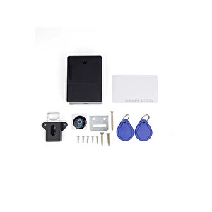 Rfid Kartlı Görünmez Dolap Kilidi - Mobilya Ve Ofis İçin Gizli Güvenlik Kilidi Akıllı Elektronik Kolay Kurulum