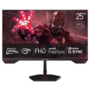 Crimson Cr25r200 24,5" 200hz 0.5ms Csot Fast Ips Fhd  Adaptive-sync Flat Çerçevesi̇z Gaming Moni̇tör