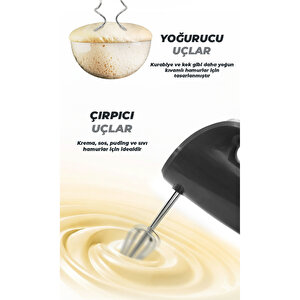 Yh-307 - 7 Kademeli Pratik El Mikseri - Paslanmaz Çelik Aparatlı