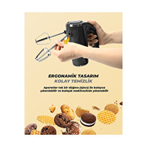 Yh-307 - 7 Kademeli Pratik El Mikseri - Paslanmaz Çelik Aparatlı