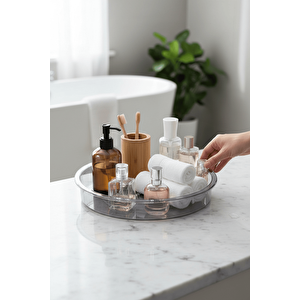 360 Derece Döner Ayarlanabilir 4 Bölmeli Füme Düzenleyici Organizer Mit1291