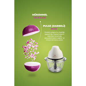 Yh-11 Cam Hazneli Rondo – Dokunmatik Çalışma – Paslanmaz Çelik Bıçak – 2 Fonksiyonlu