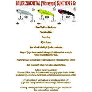 Bauer Zincmetal (vibrasyon) Suni̇ Yem 9 Gr Pembe