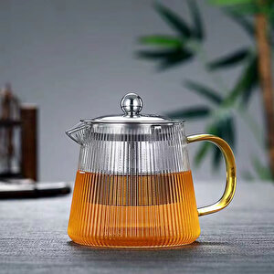 Zen Cam Demlik 550 Ml 6\'lı Çay Paketi Hediye