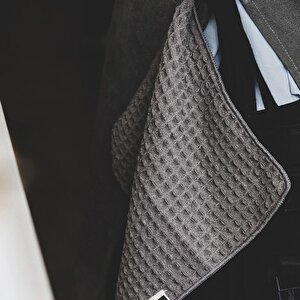 Baristowel™ Waffle Gri Barista Temizlik Havlusu 30x30 Cm (3’lü Set)