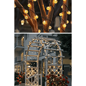 Technojet 50 Ledli Usbli Kumandalı 8 Modlu Kristal Toplu Led Işık Parti Süsleme Organizasyon