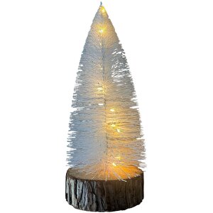 Beyaz Çam Ağacı Led Işıklı Dekor